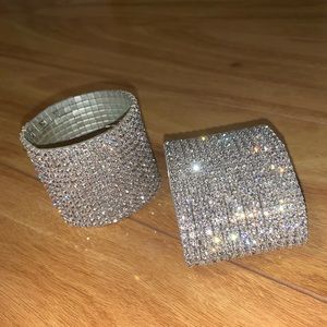 Sparkly cuffs